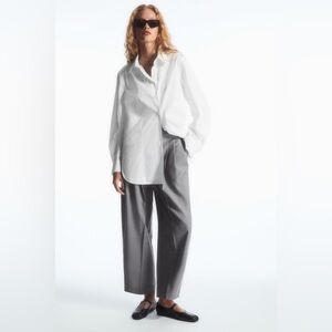 COS barrel leg pants, wool, 36